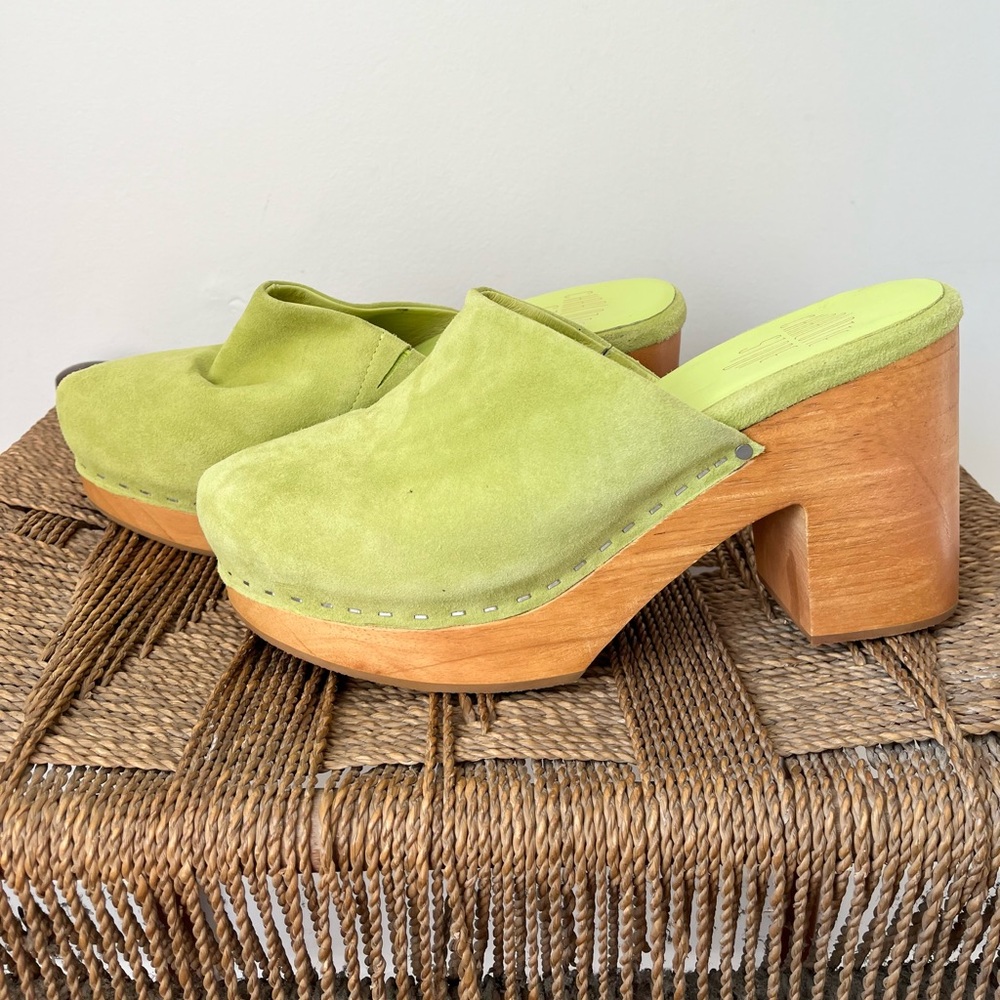 Charlotte Stone Shoes Women’s 9 Acid Marlo Clog Suede - Picture 5 of 9